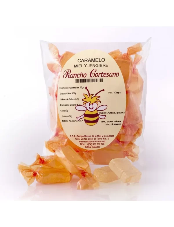 Caramelo De Miel Y Jengibre