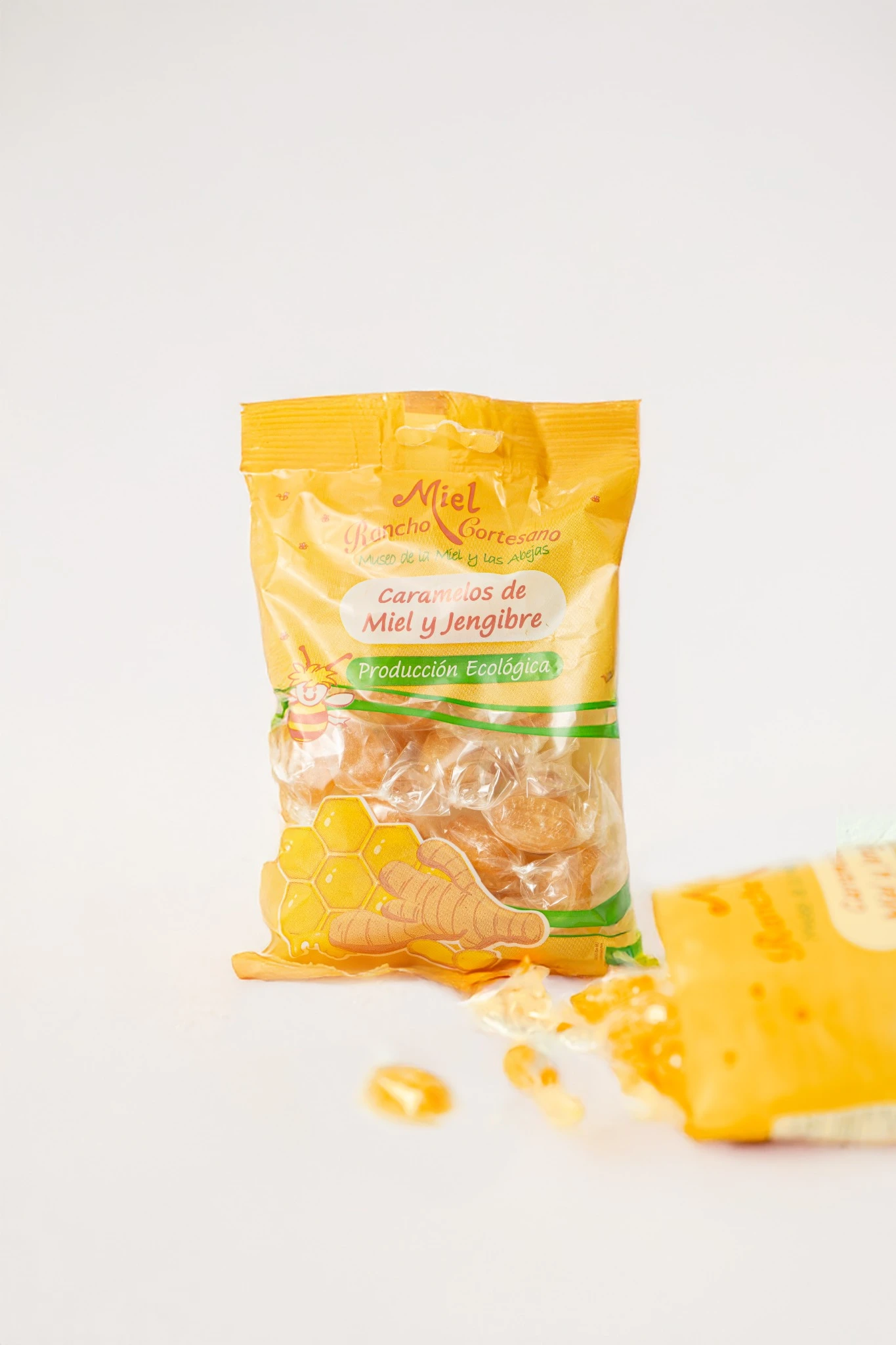 caramelos de miel y jengibre