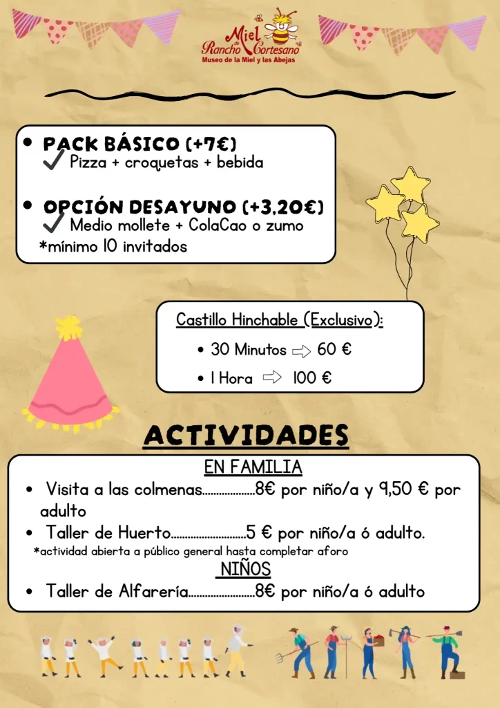 flyer cumpleaños rancho