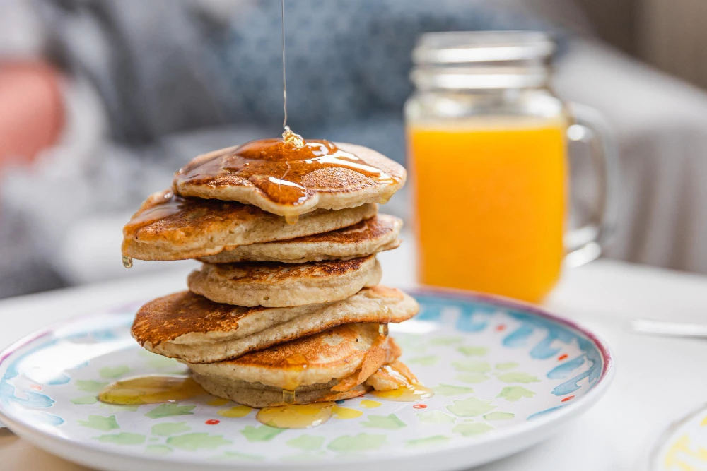 recetas pancakes miel